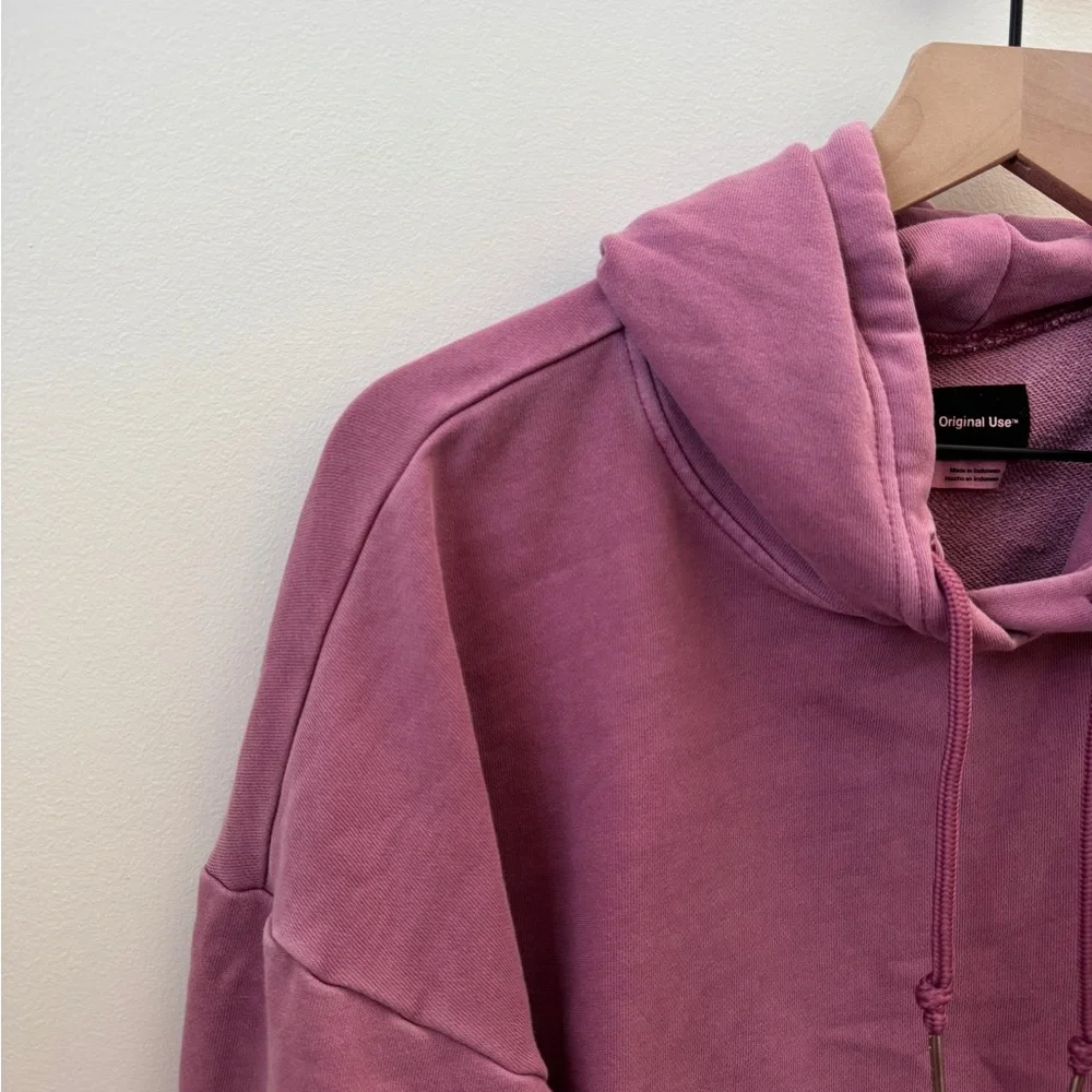 Men's Cozy Pink Hoodie - Picture 3 of 5